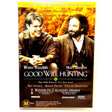 Good Will Hunting (DVD 1997) Drama Romance Robin Williams Matt Damon Ben Affleck