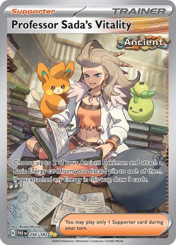 Pokémon TCG Professor Sada’s Vitality 256/182 SVP04 Special Illustratration Rare
