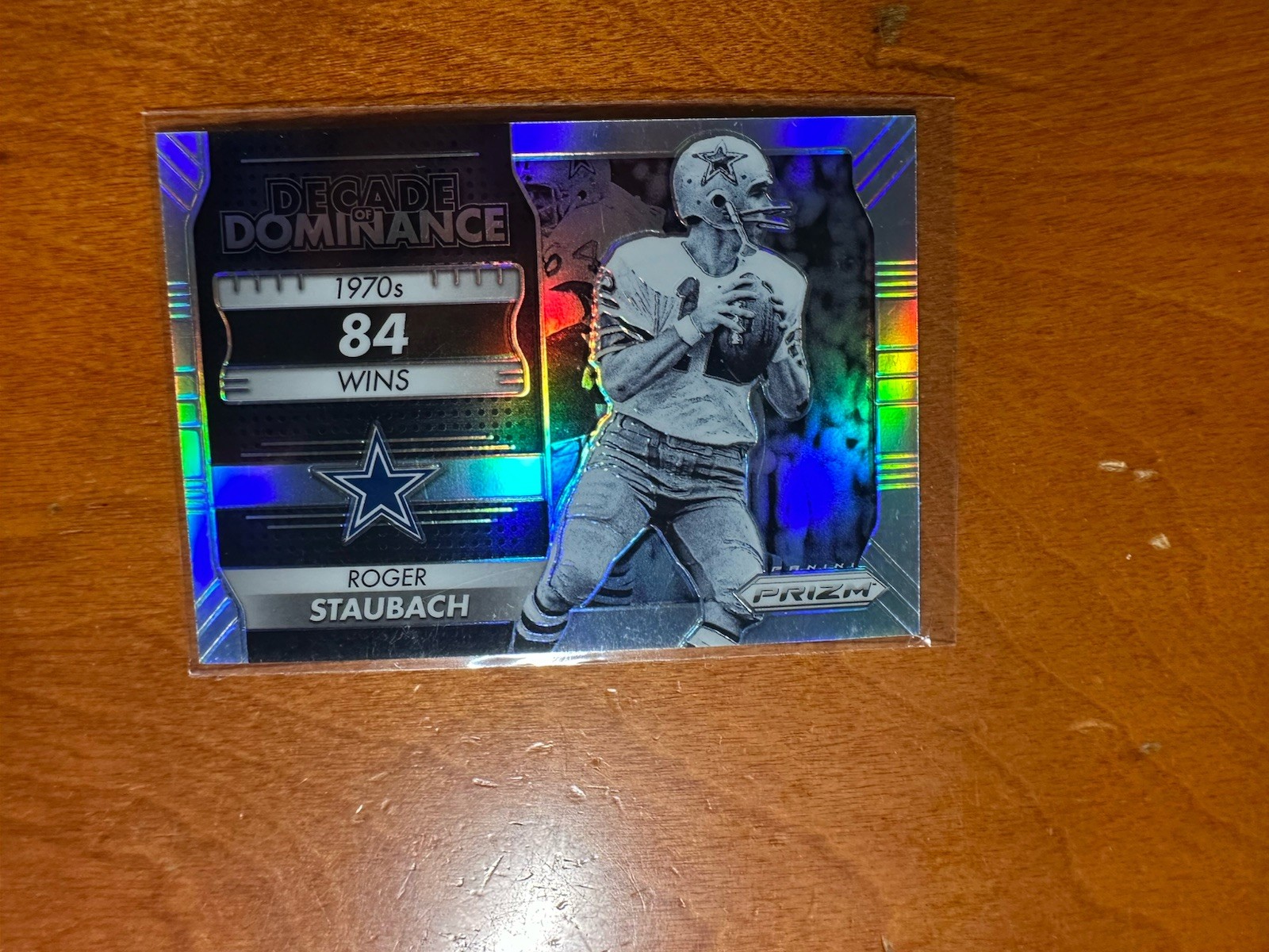 Roger Staubach Silver Prizm Decade Of Dominance 1970s Wins 2016 Panini #1