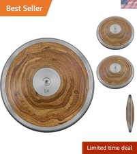 Practice  Competition Discus   Rubber, Plastic, or Wood Options, Multiple We...