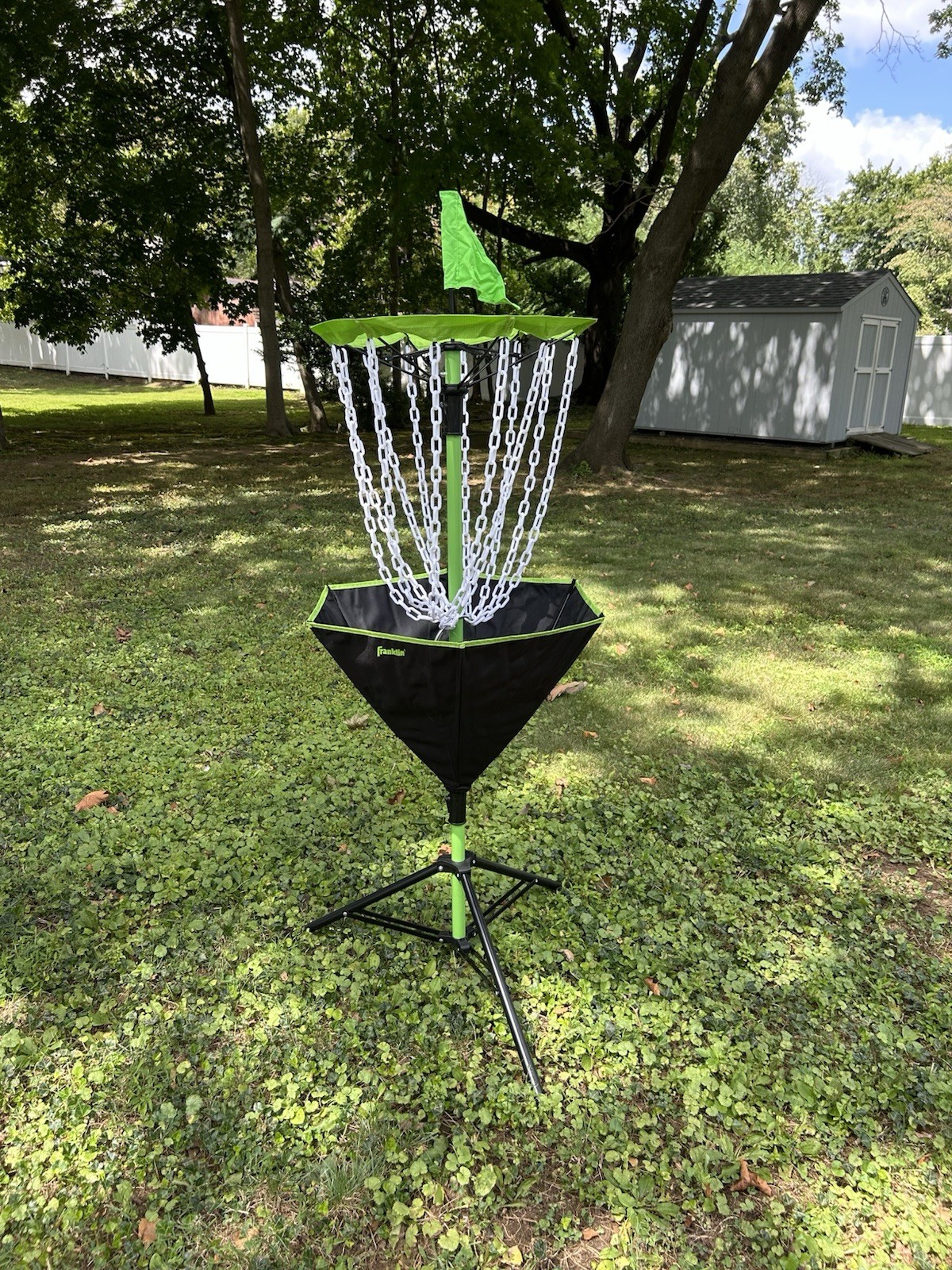 Franklin Portable Disc Golf Target with Chains Included