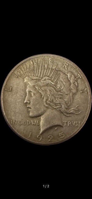 1925 Peace Silver Dollar $1 90% Silver Philadelphia Mint Business Strike