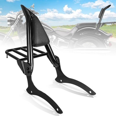 Detachable Backrest Luggage Rack For Yamaha VStar Dragstar 1100 Classic 2000-11