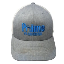 Prime Plumbing Standard Snapback Trucker Hat Gray One Size The Classics Yupoong