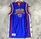 Harlem Globetrotters Autographed Basketball Jersey #12 ANT Men's Small Blue/Red