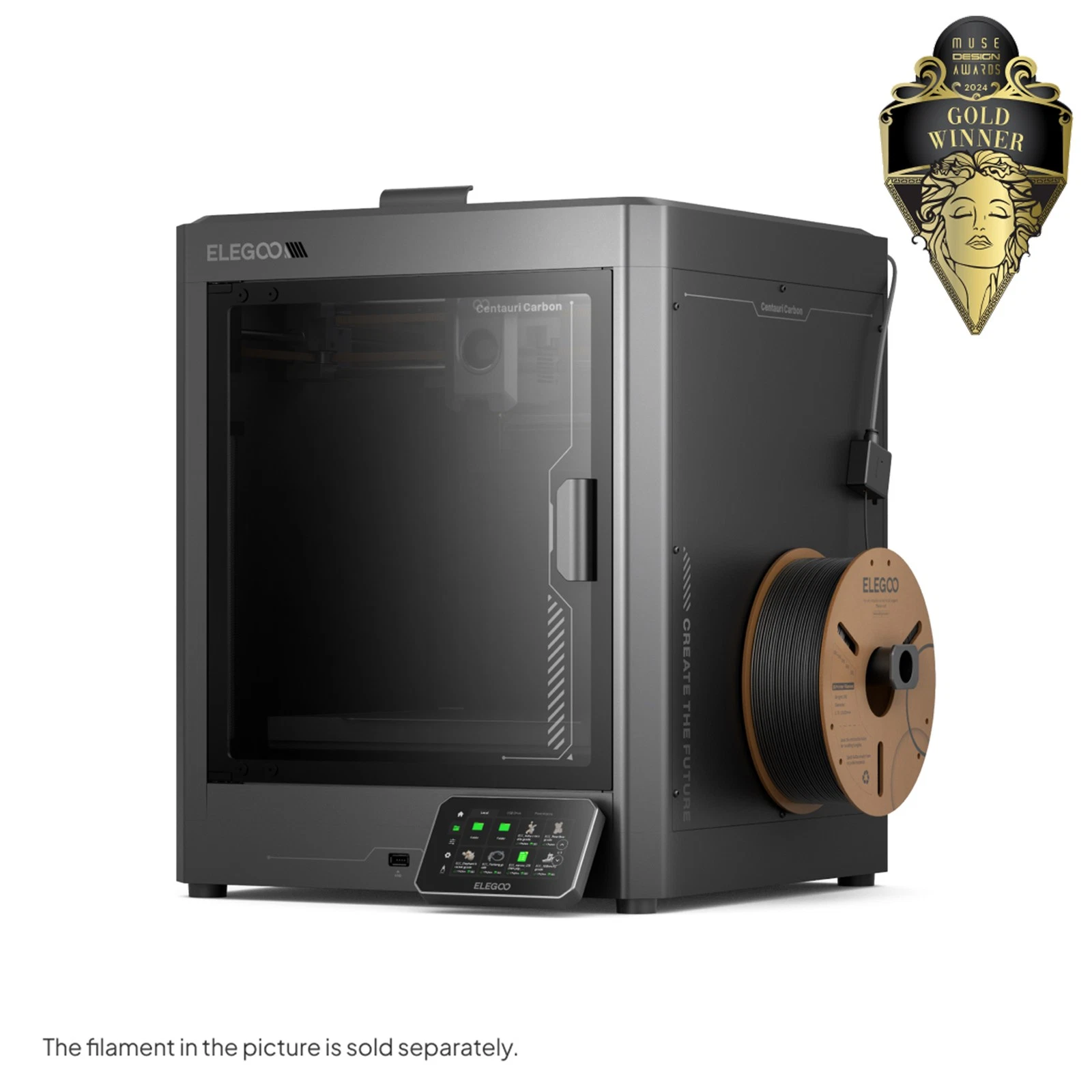 ELEGOO Centauri Carbon FDM 3D Printer Auto-Leveling 500mm/s High Speed Core-XY