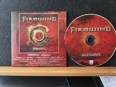 Firewind CD Allegiance Promo Advance Copy Gus G With Bonus Enhancements