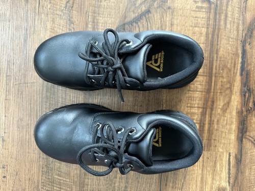Ace Work boots Black Slip Resistant Size 7 Men’s Cade Steel Toe Water Resistant - Picture 5 of 16