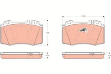 Bremsbeläge GDB1454 TRW für MERCEDES-BENZ SL S-KLASSE M-KLASSE S-KLASSE Coupe