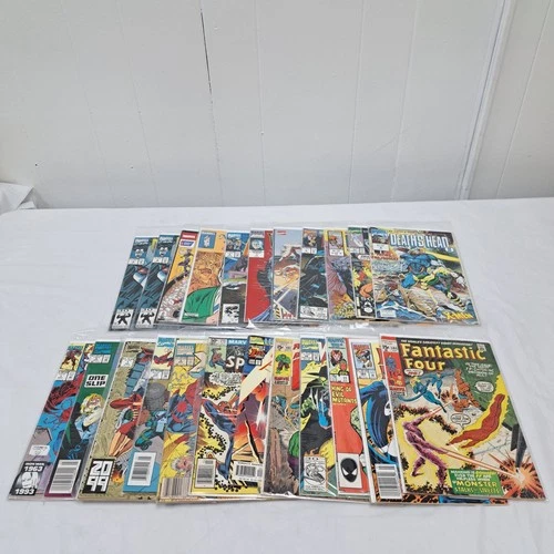 Vintage Lot Of 23 Marvel Comics Group Fantastic Four The Amazing Spiderman