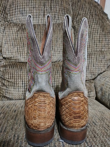 Dan Post Cowboystiefel Python Dry Gulch Herren 10EW echtes Pythonleder sauber - Bild 4 von 11