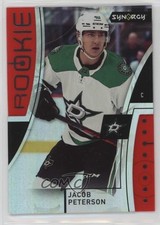 2021-22 Upper Deck Synergy Rookies Red Codes Jacob Peterson #116 14bn