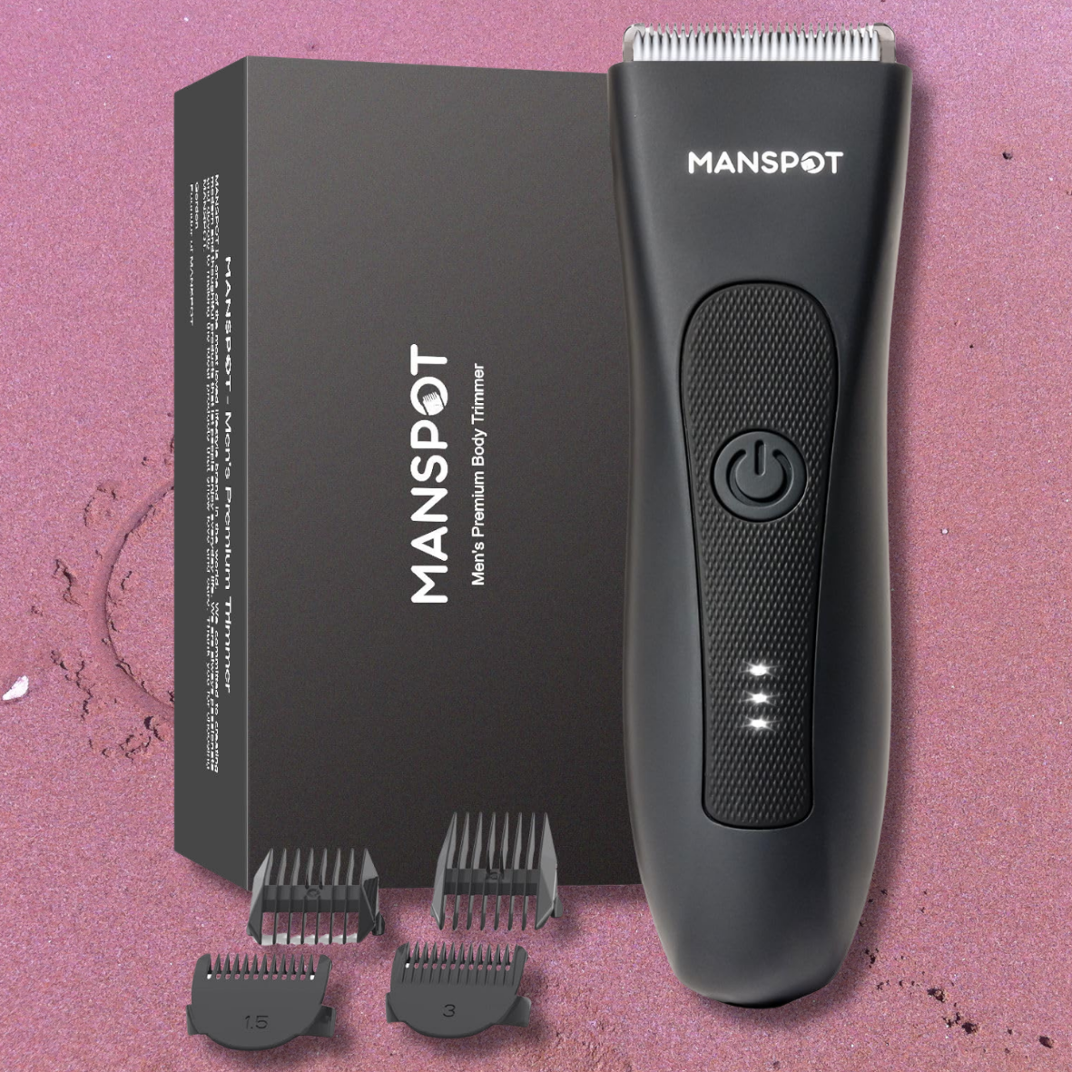 Manscape Groin & Body Hair Trimmer for Men, Electric Ball Trimmer