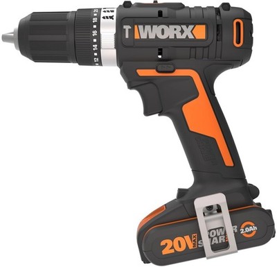 WORX WX370.1 Akku Schlagbohrschrauber 20V   50 Nm, 2-Gang-Getriebe &