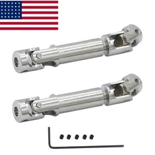 For FMS 1/24 FCX24 Power Wagon YH Racing RC Metal CVD Drive Shaft Car Parts US