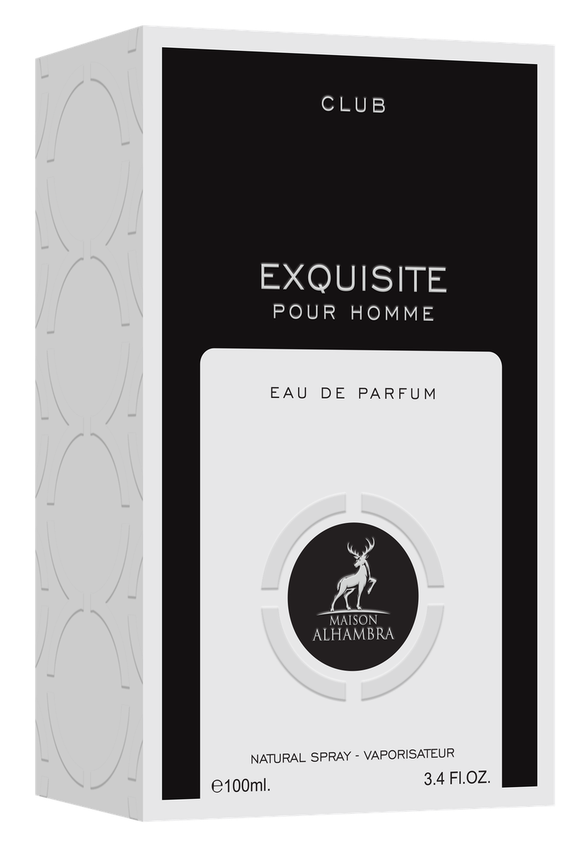 Maison Alhambra Exquisite Club Eau de Parfum Spray for Men, 3.4oz