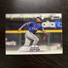 Stadium Club Marcus Semien Texas Rangers Baseball Trading Card