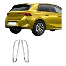 Edelstahl Reflektorleiste für Opel Astra L ab 2022 2 tlg Rahmen Chrom Zierleiste