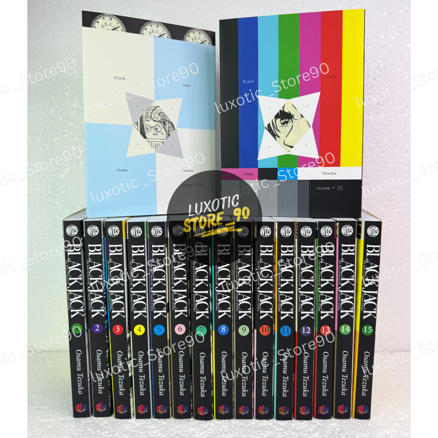 Black Jack Manga Vol 1-17 (Final) Completo (Juego Completo/Medio) Edición Inglés NUEVO DHL