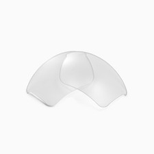 Walleva Clear Non-Polarized Replacement Lenses For Oakley Half Jacket 2.0 XL