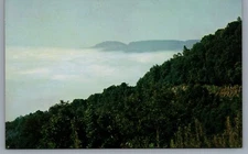 Vintage Greenbriar River Valley West Virginia Postcard Scenic Overlook  1371
