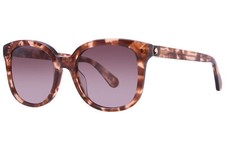 Kate Spade Gwenith/S HT83X Sunglasses Women's Pink/Havana Square Shape 53mm