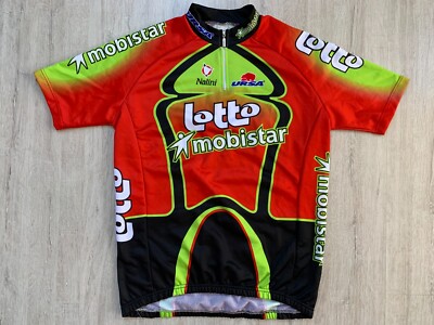 NALINI Lotto Mobistar Fahrradtrikot Radtrikot Rad Trikot Cycling Jersey Bike XL