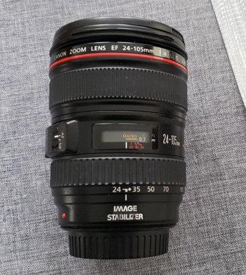 CANON EF 24-105MM 1/4L IS USM LENS - VERY LIGHTLY USED | eBay