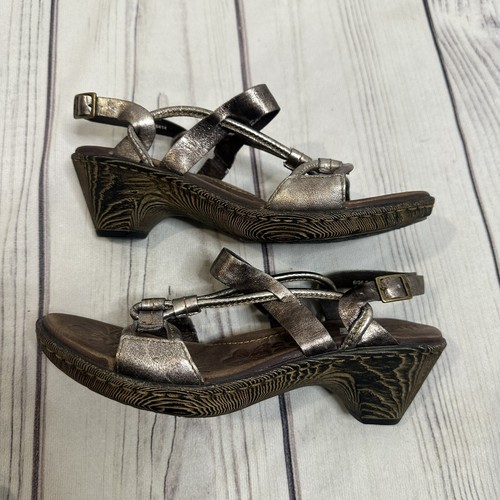 Born Sandals Womens 6 M Pamati Seda Slingback Brown Leather Buckle D26414 NEW - Picture 5 of 9