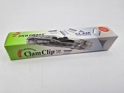 Skilcraft  Hand Held Clam Clip Dispenser Medium # 40 7510013174220