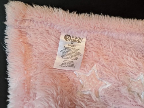 Baby Gear Pink Lovey Bunny Rabbit Star Moon Security Blanket Ears Bow Soft Plush - Picture 6 of 7