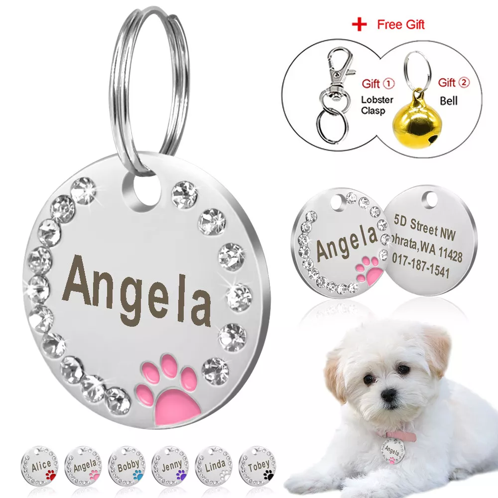 Persoanlised Dog Tag - Dog Name Tag - Dog Tag Keychain