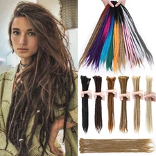 Full Head Crochet Dreads 100% Handmade Dreadlocks Thick Hair Extensions As Human