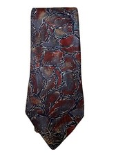 Don Loper Mens Neck Tie Multicolor Abstract Design Made in USA