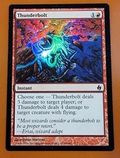 1x Thunderbolt | FOIL | PDS Fire and Lightning | MTG Magic Cards