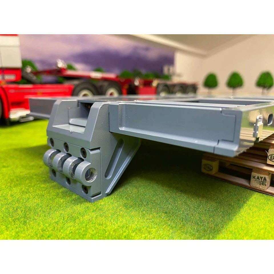 RC Car Updated Flat Module Metal CNC For 1/14 Heavy Trailer RC Tractor Truck DIY - Image 2 of 4