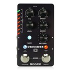 Mooer Drummer X2 Drum Machine Pedal Conpact Music Equipment Japan New Black