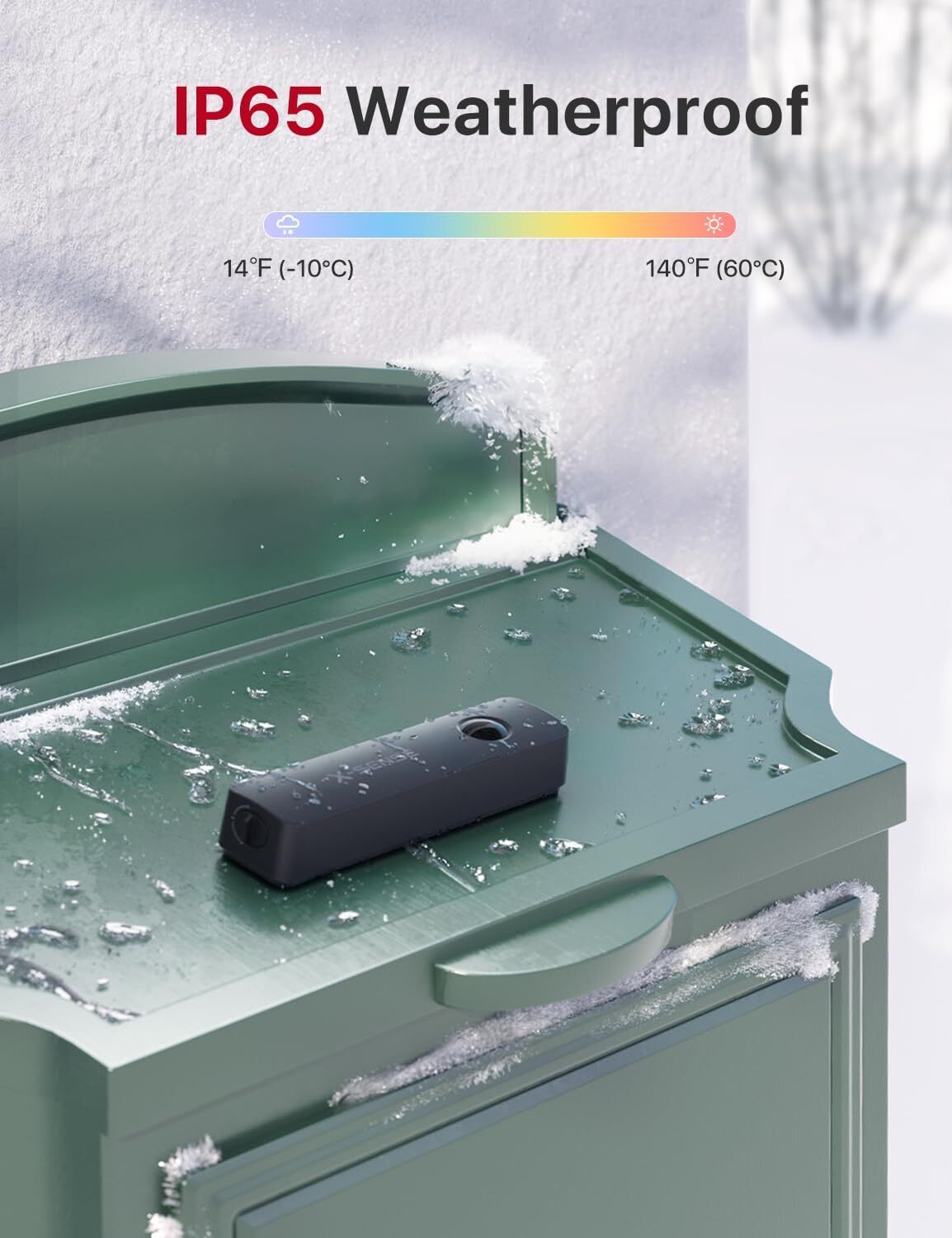 XSense Smart Mailbox Alarm, Wireless Long Range Alert, Black eBay