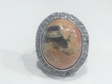 Ladies Sterling Silver 925 Gem Stone Ring Size 7