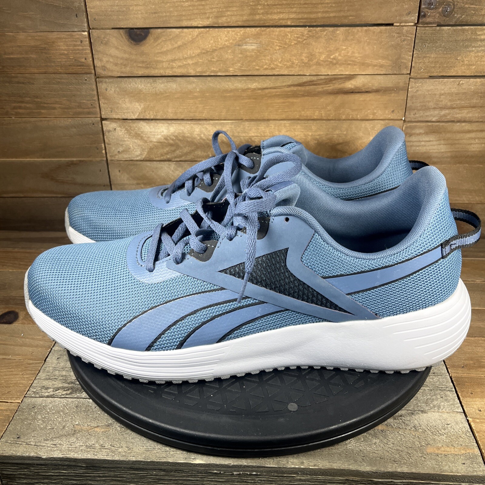 SAOLA Sneakers Reebok uomo taglia 13 Lite Plus 3.0 running blu ardesia nero stringate