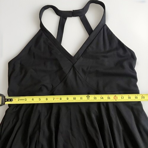 New! Torrid Women's Plus Size Mini Ponte Skater Dress, Black, Size 3 Pockets NWT - Picture 10 of 10