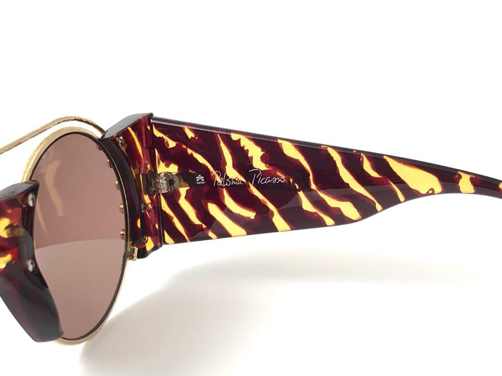 Paloma Picasso Vintage‎ Sunglasses Tortoise Shell Gold Hardware 3773 10 Italy Paloma Picasso Original Vintage Sunglasses for sale - eBay main image 3