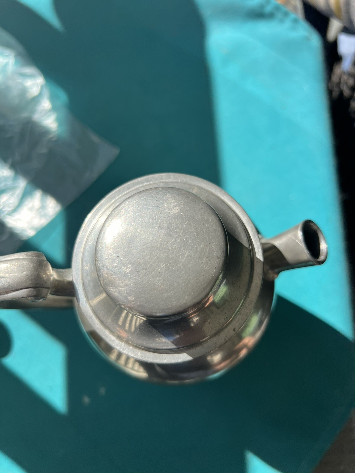 Vintage Old Colonial Coffee Pot Pewter eBay