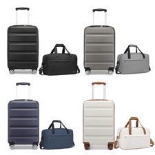 Small Hard Shell 4 Wheels Suitcase Cabin Carry-On Luggage ABS+PC & Travel Bag