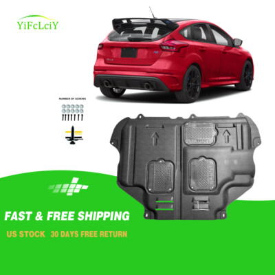 For 2016-2018 Ford Focus RS Under Engine Lower Cover Splash Shield Mud Guard