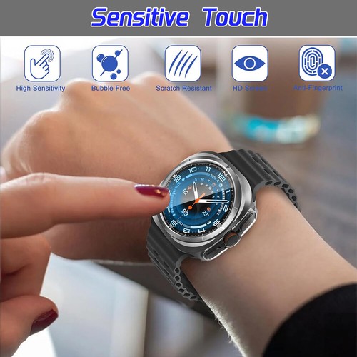 Do Samsung Galaxy Watch 7 6 5 4 Ultra 40/44/47mm Twarde etui PC Ekran Pełna pokrywa - Zdjęcie 13 z 25
