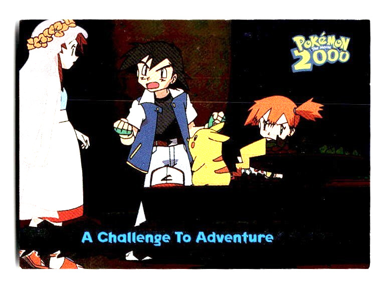 2000 Topps Pokemon 2000 #27 A Challenge To Adventure Foil LP