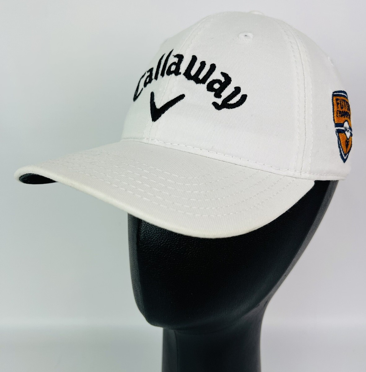 新品 Callaway + CLUBHAUS Cap - White Callaway White Hat Strapback Adjustable Golf Logo Future
