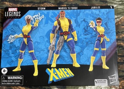 MARVEL LEGENDS X-MEN  97, STORM , FORGE & JUBILEE FIGURES MIB X-MEN 80th ANNIV
