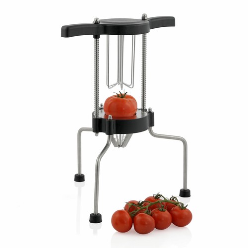 Zelsius Edelstahl Tomatenschneider Tomatenteiler für 6 Spalten Gemüseschneider - 第 1/5 張圖片